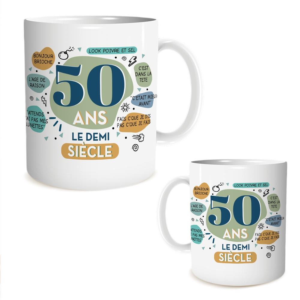 Mug anniversaire 50ans