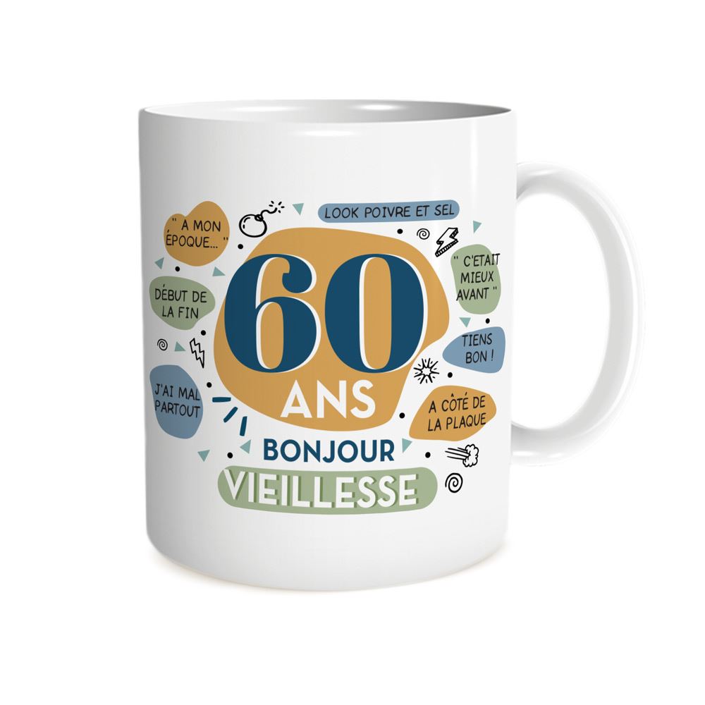 Mug anniversaire 60ans