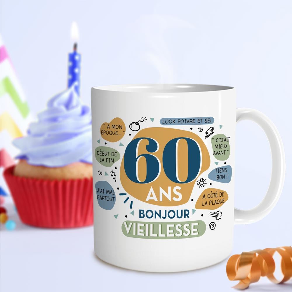 Mug anniversaire 60ans
