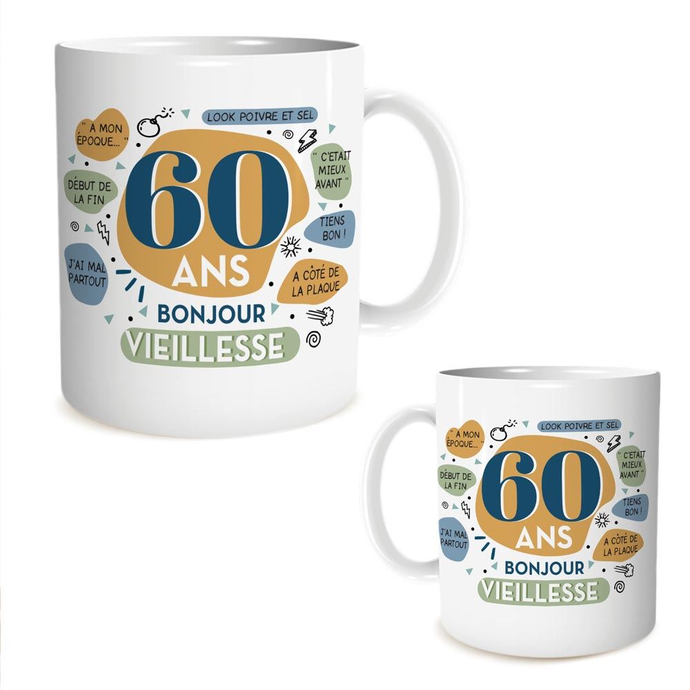 Mug anniversaire 60ans