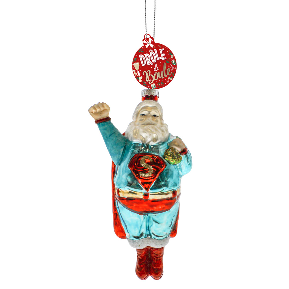 Boule noel super pere noel