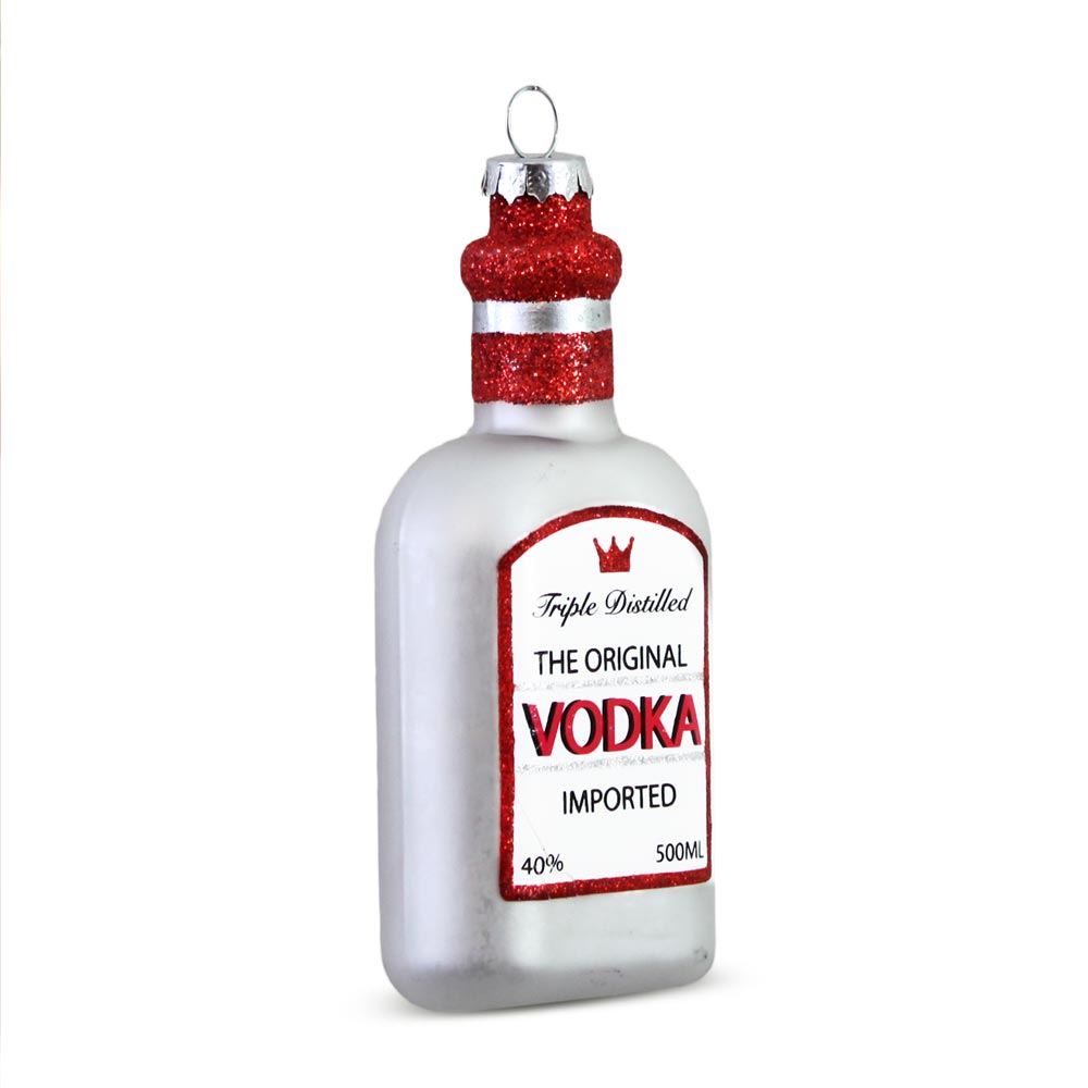 Boule noel bouteille vodka