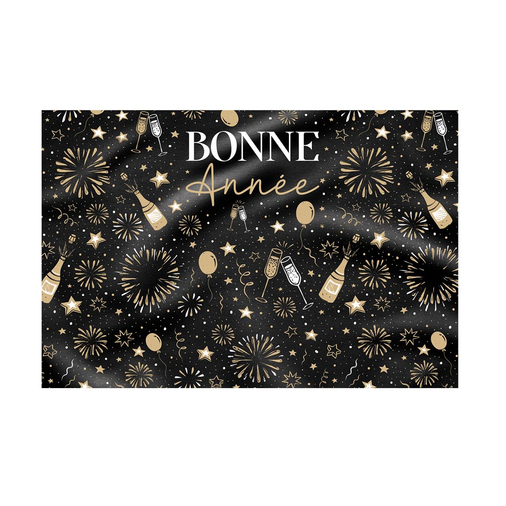 Toile murale bonne annee