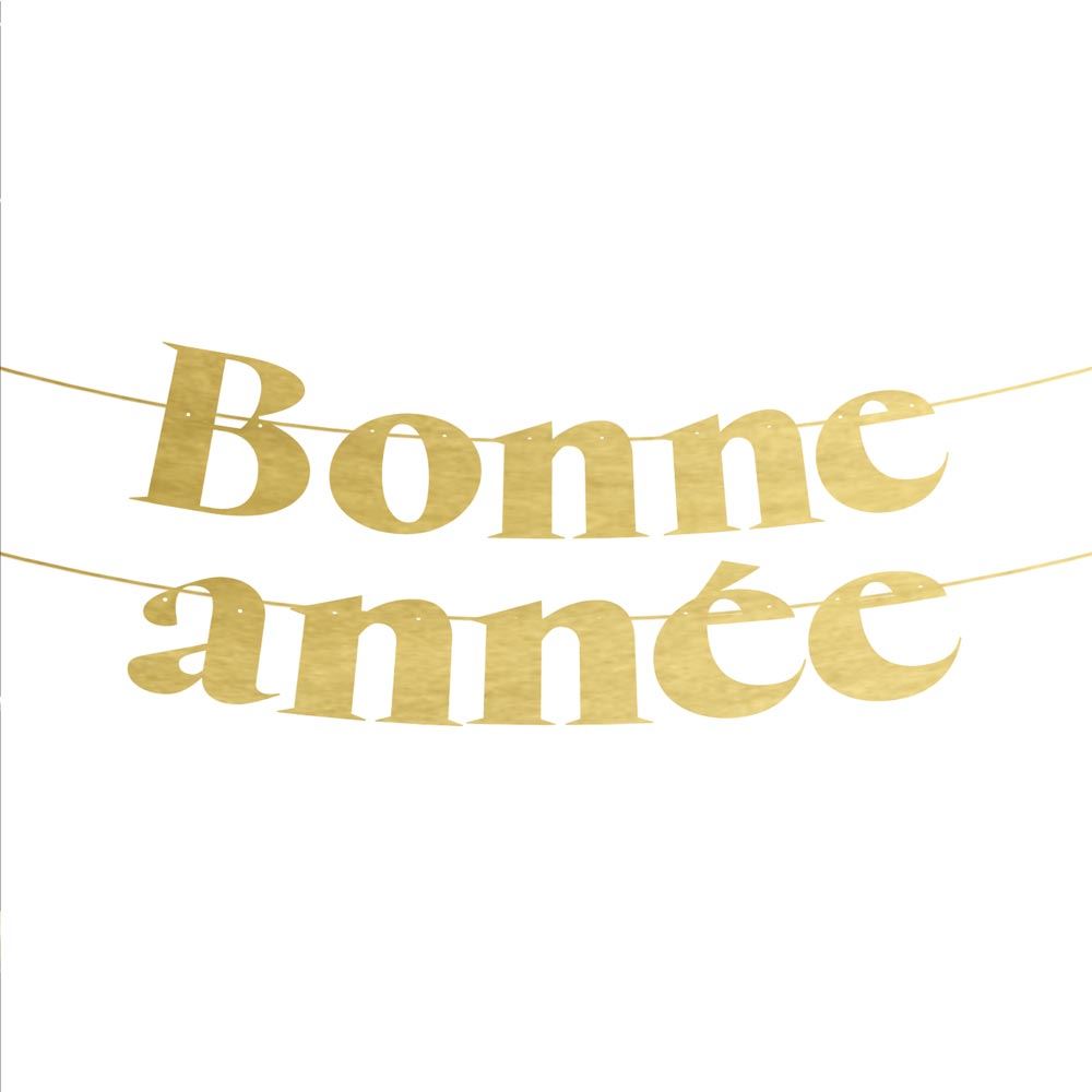 Guirlande lettres "bonne annee"