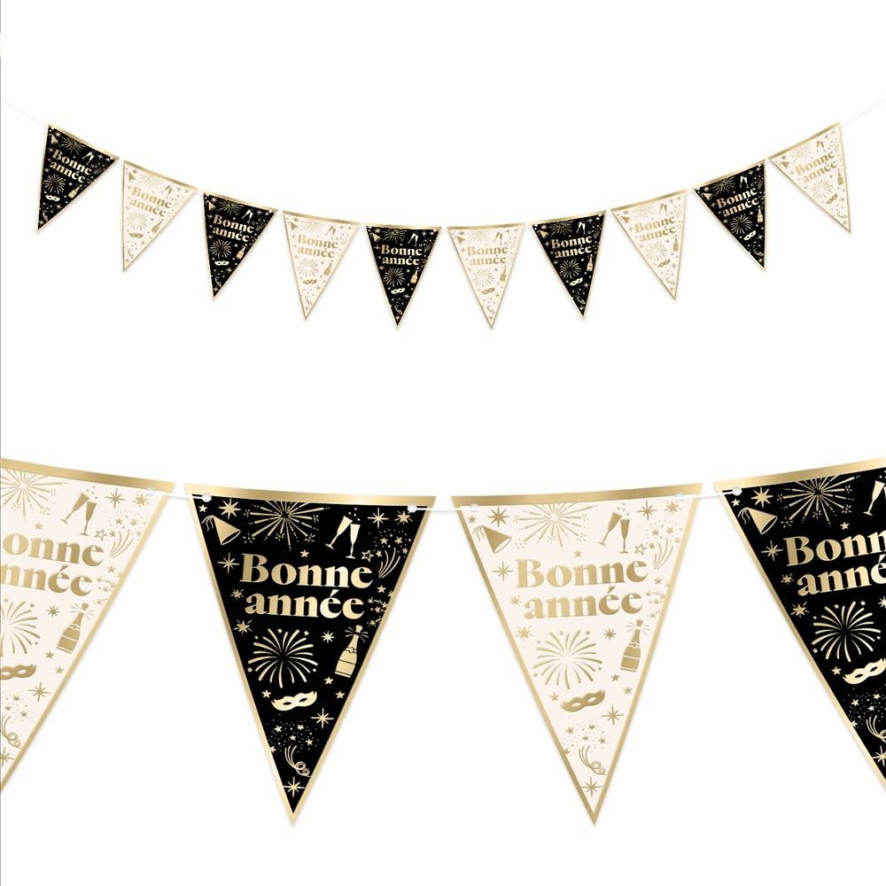 Guirlande fanions "bonne annee"