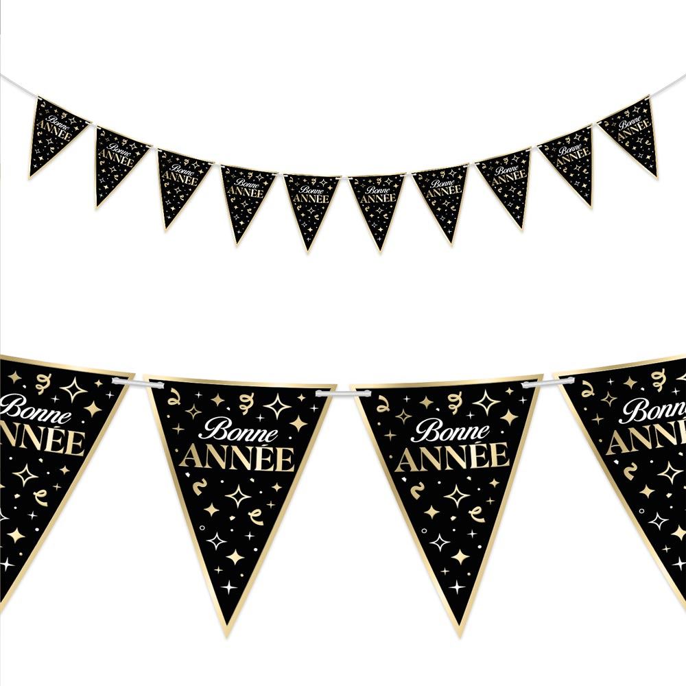 Guirlande fanions "bonne annee"