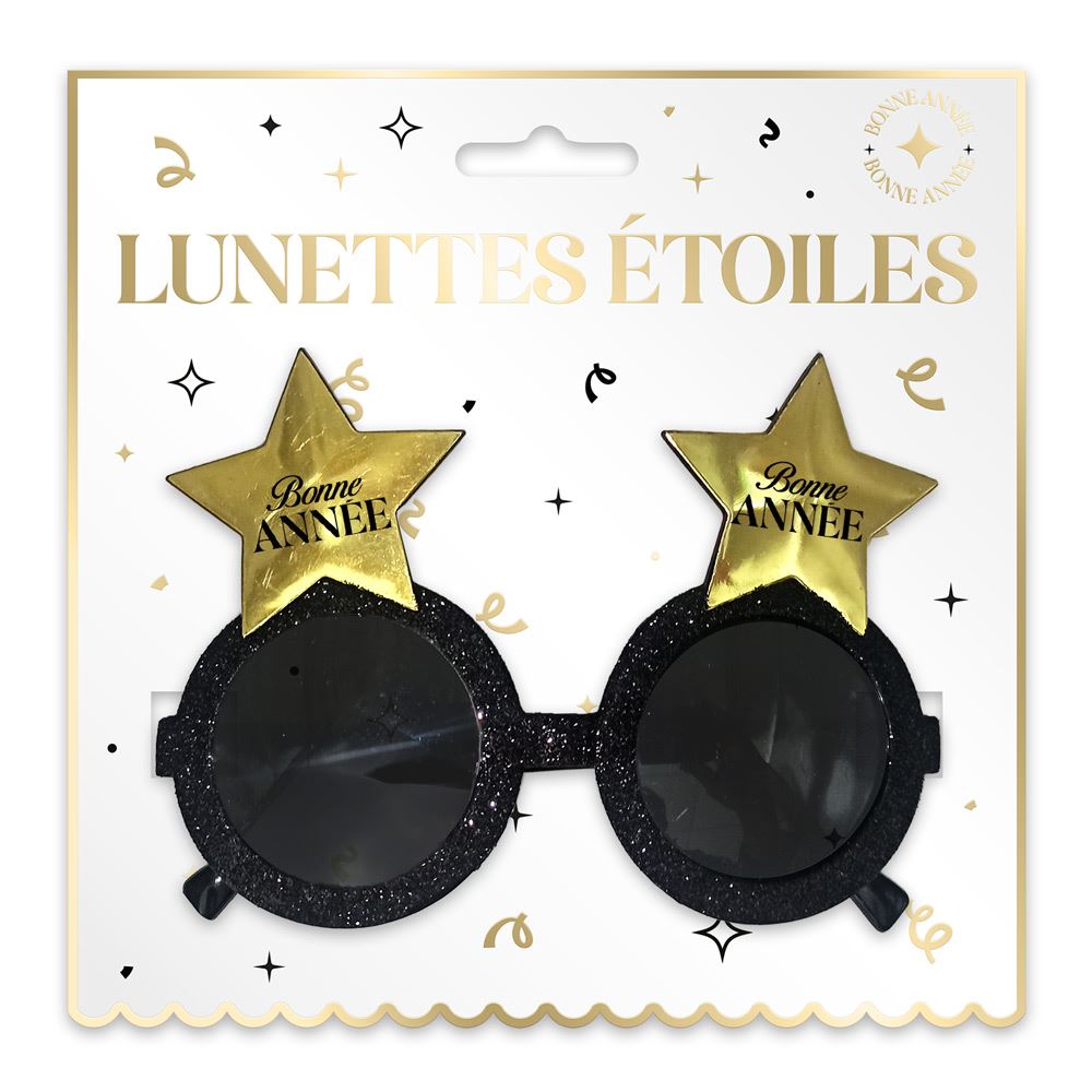 Lunettes etoiles bonne annee