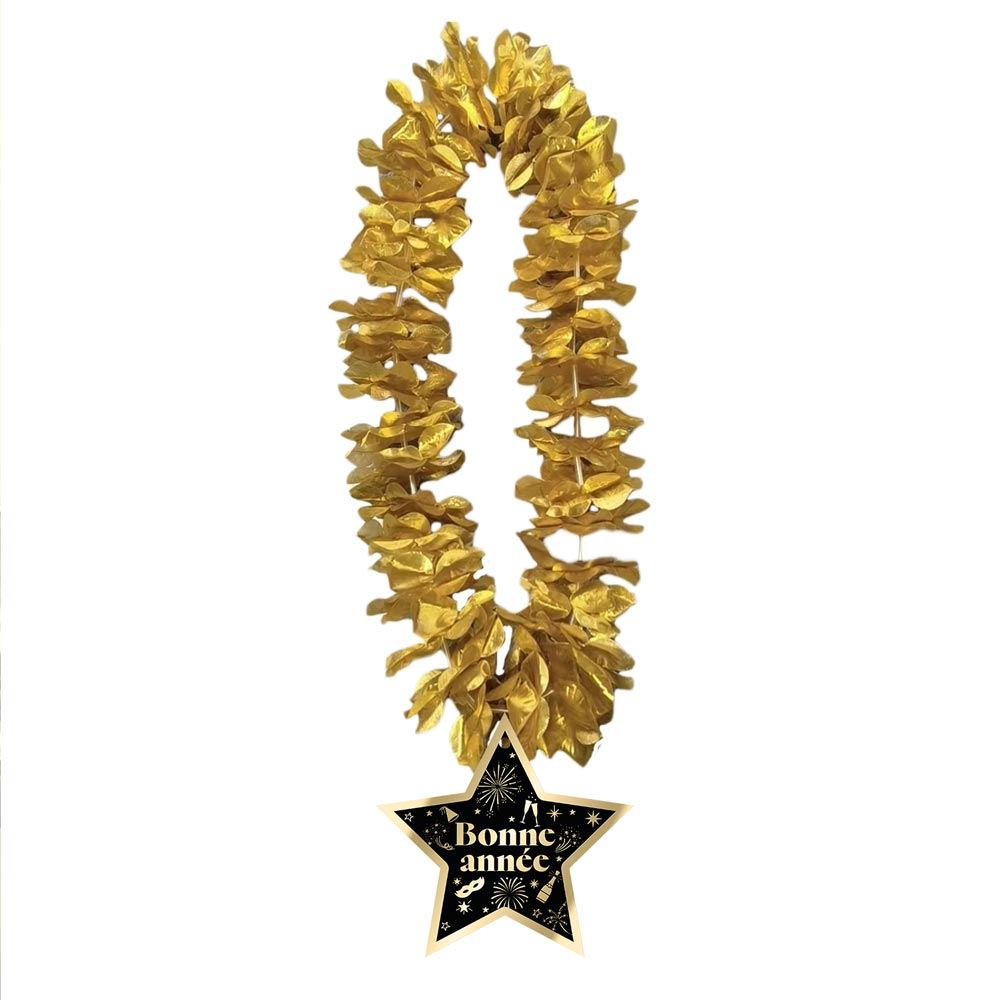 Collier fleurs bonne annee