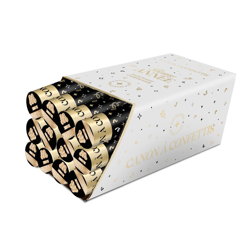 Canon confettis "bonne annee"