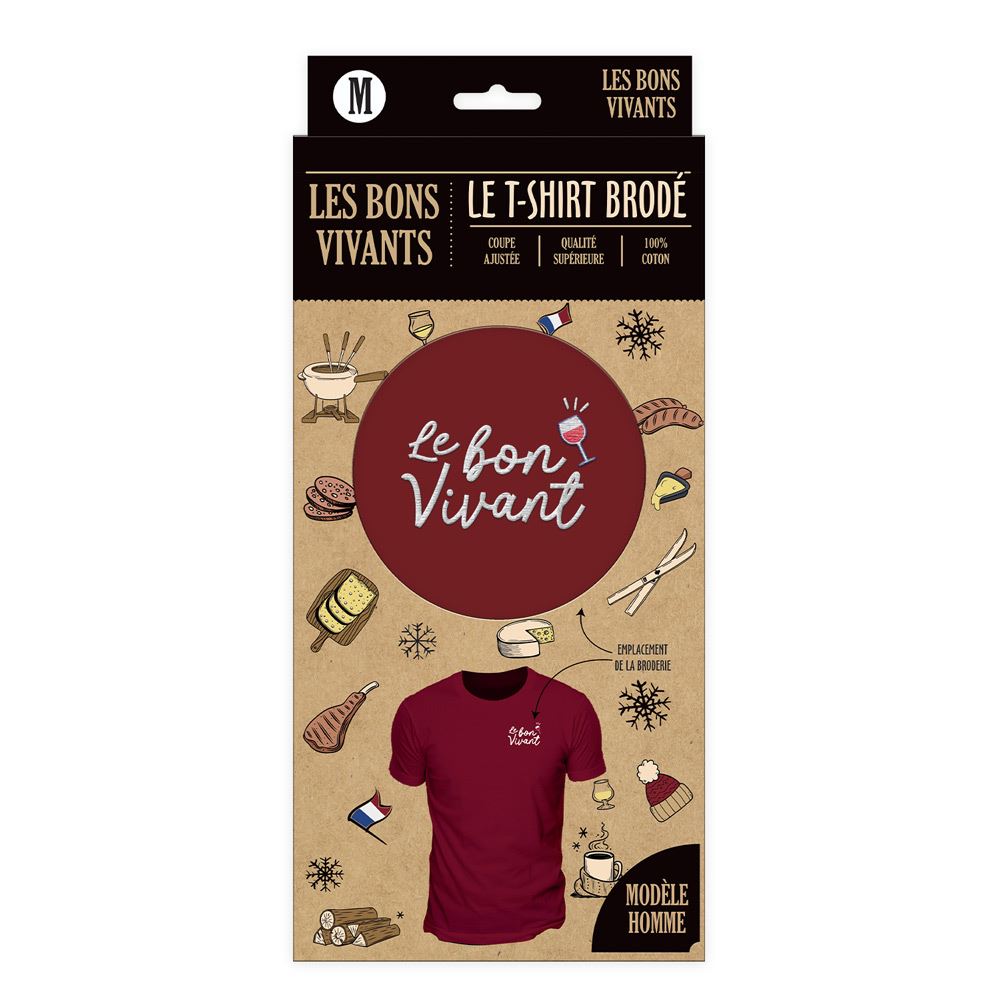 T shirt "le bon vivant" taille m