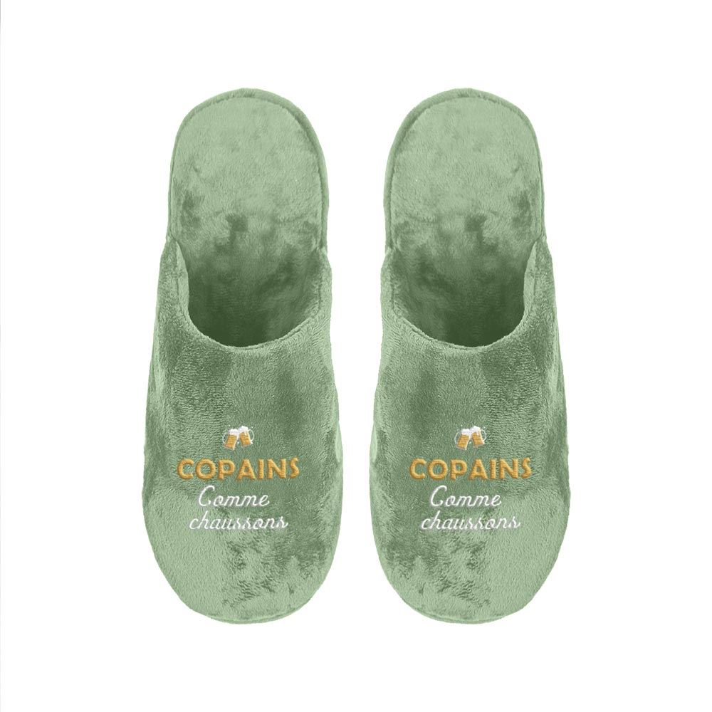 Pantoufles "copains comme chaussons" 43-45