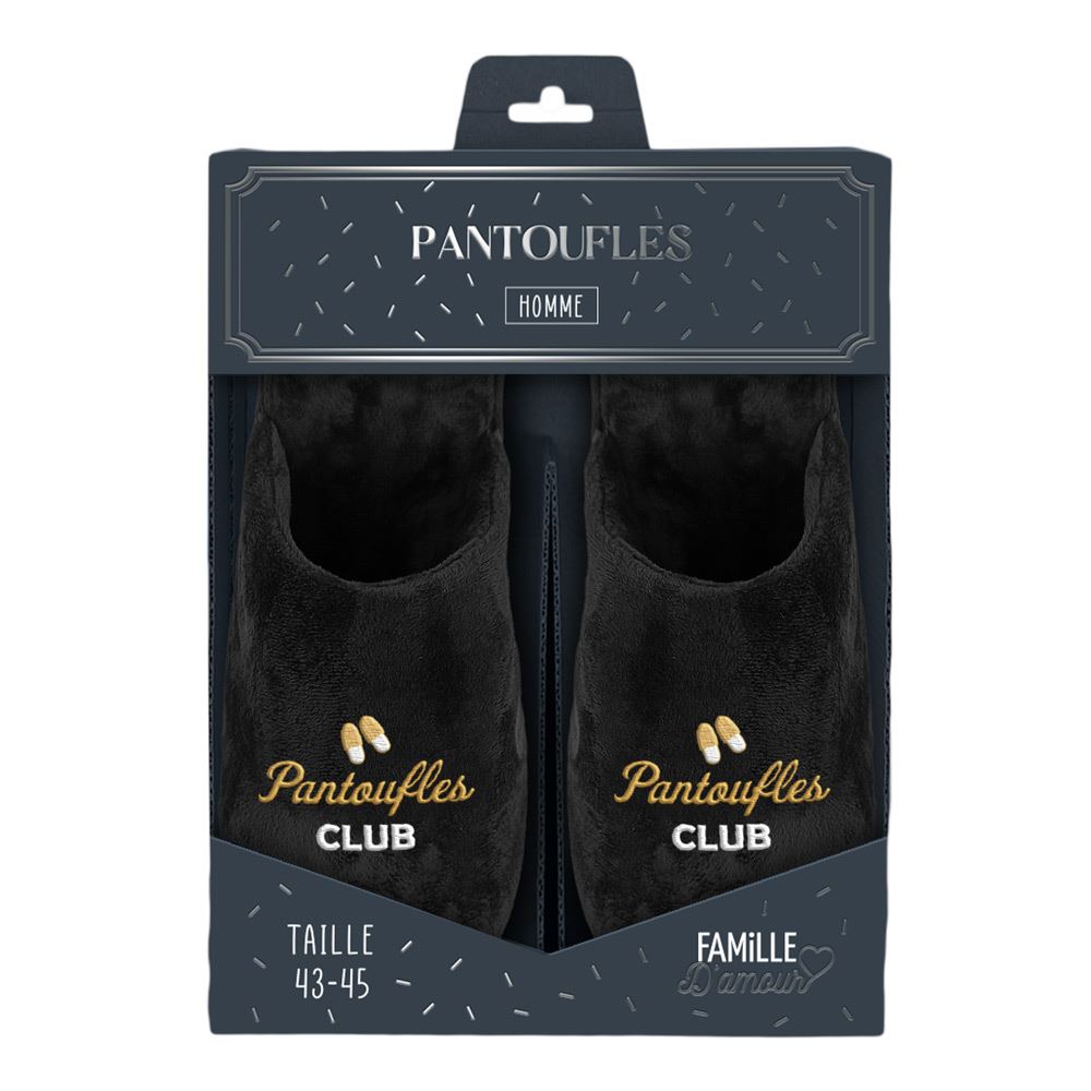 Pantoufles "pantoufles club" 43-45