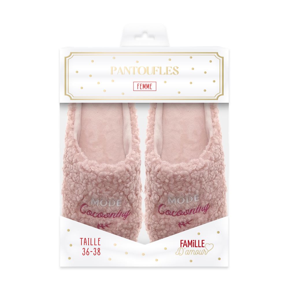 Pantoufles "mode cocooning" t36-38