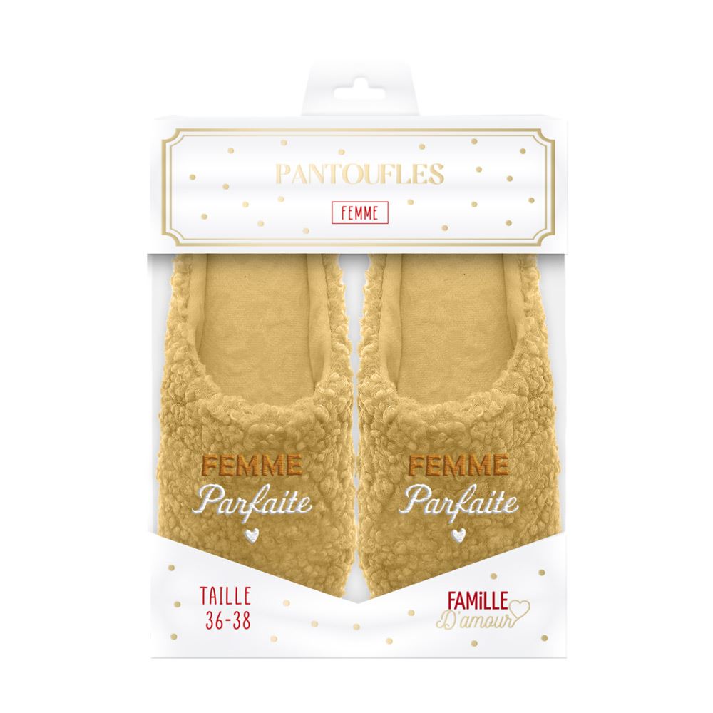 Pantoufles "femme parfaite" 36-38