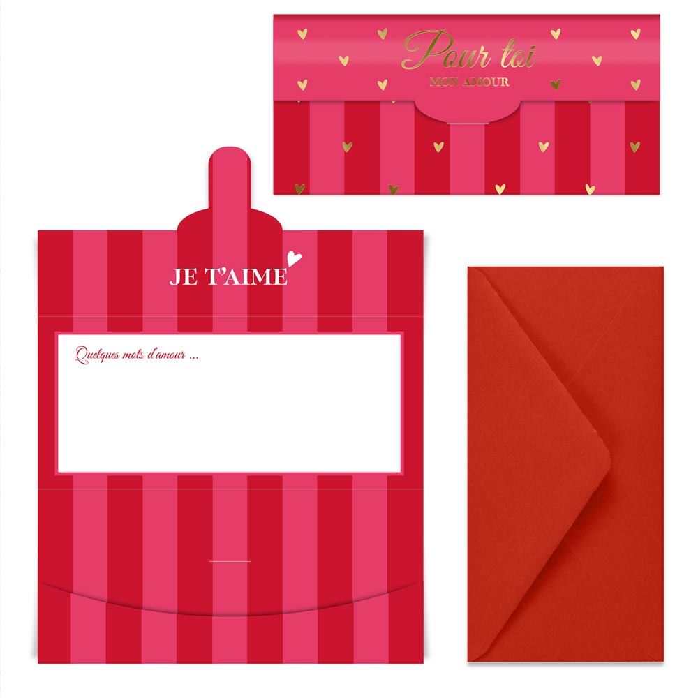Enveloppe cadeau "pour toi mon amour"