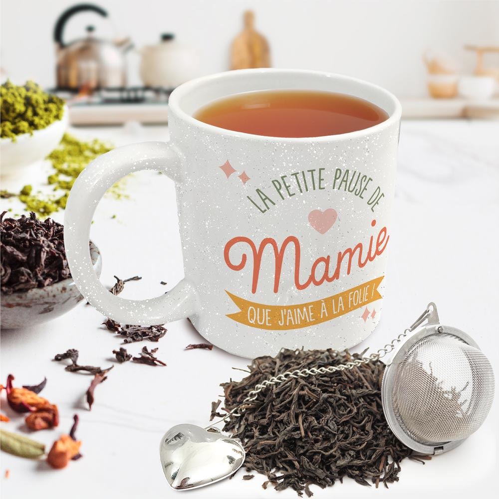 Coffret mug boule a the la petite pause de mamie