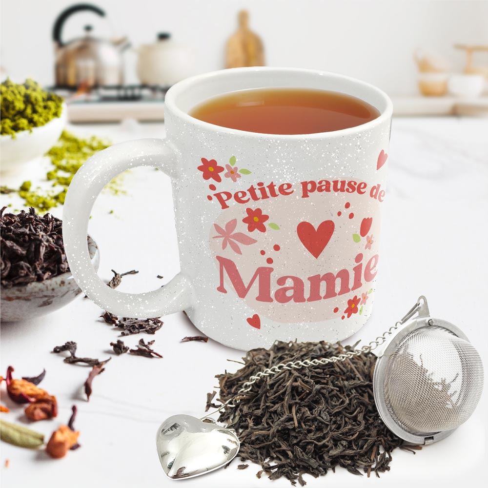 Coffret mug boule a the la pause de mamie