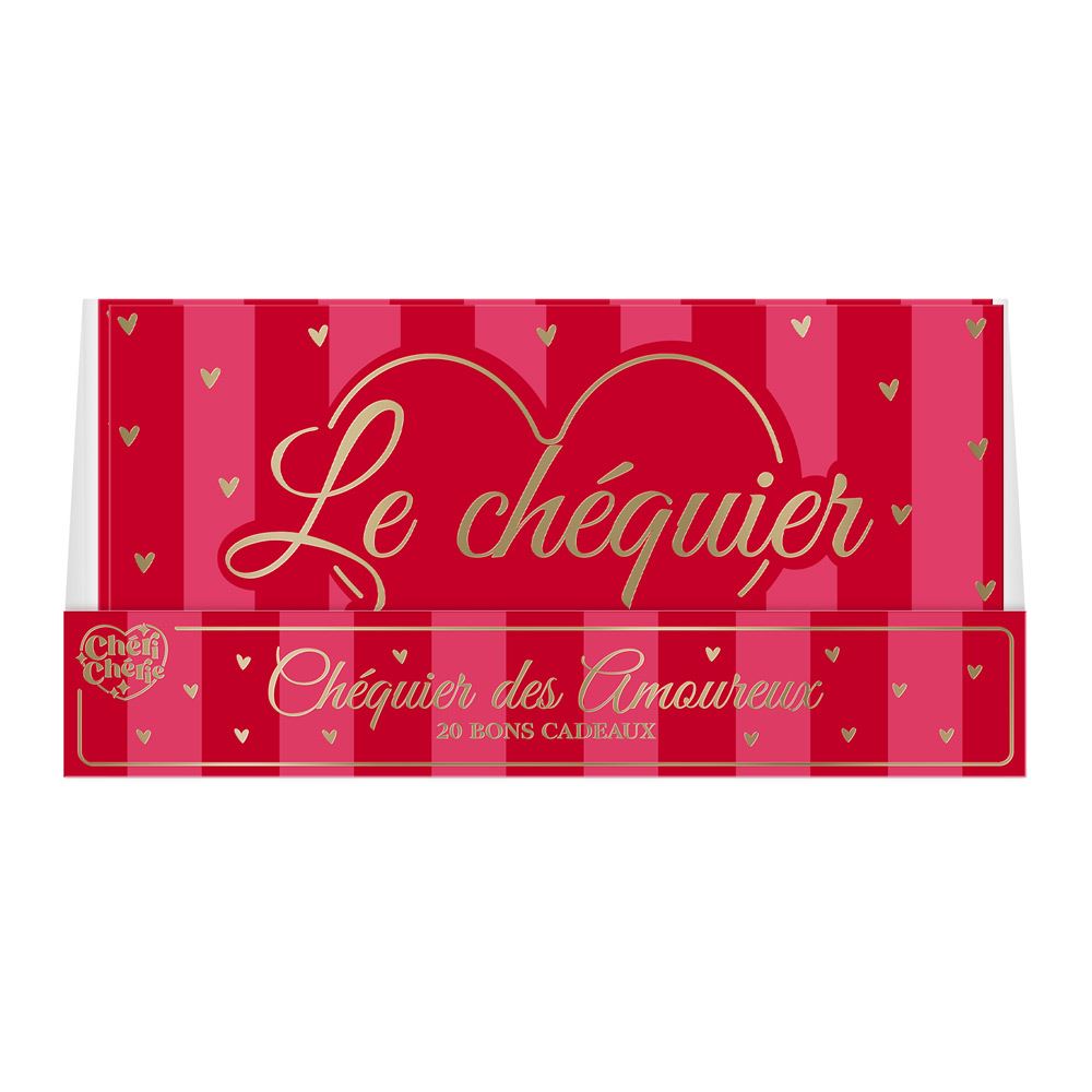 Chequier des amoureux 20 bons cadeaux