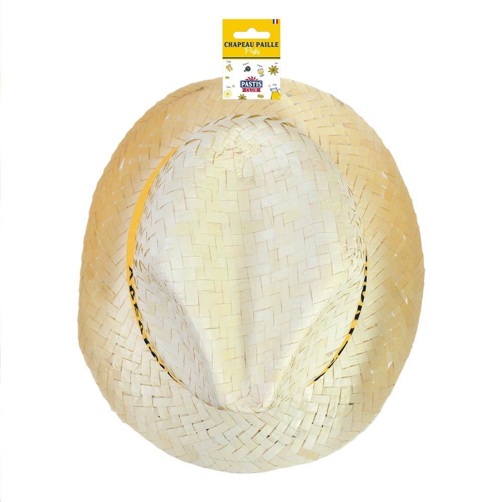 Chapeau paille pastis