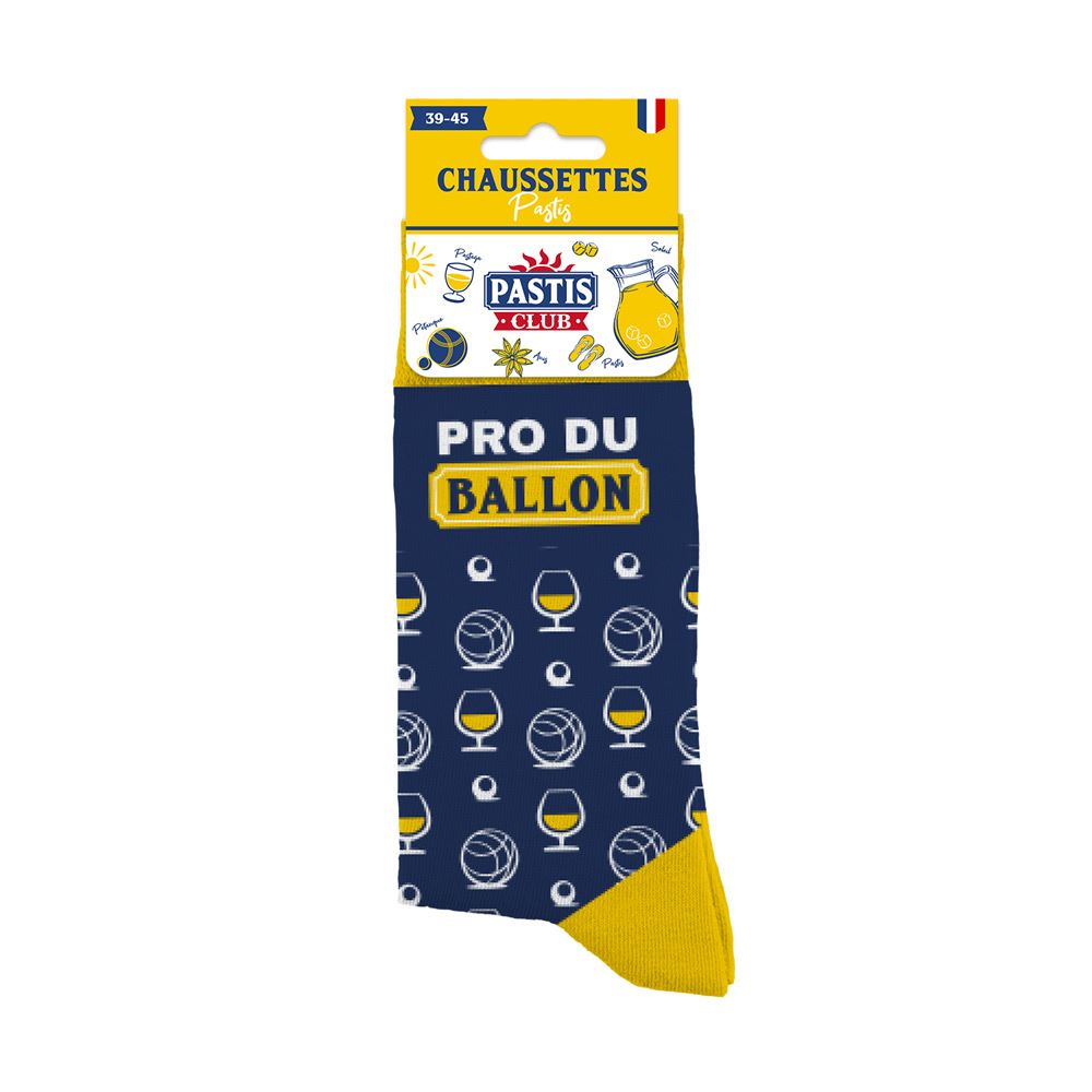 Chaussettes "pro du ballon" pastis
