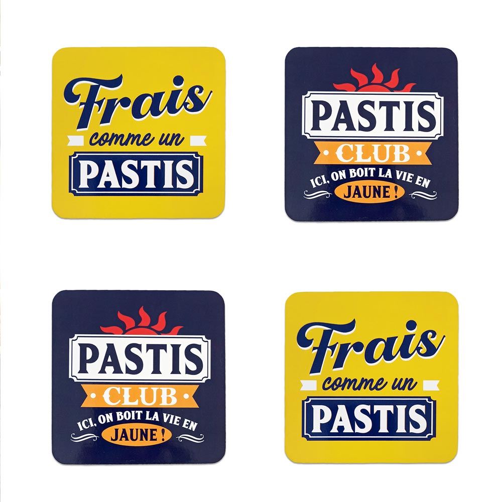 Dessous verre pastis