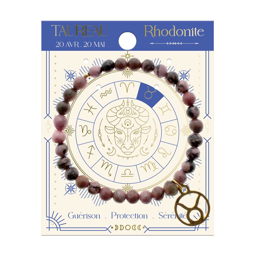 Bracelet zodiaque taureau