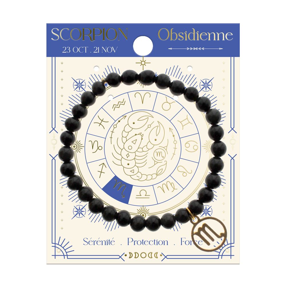 Bracelet zodiaque scorpion