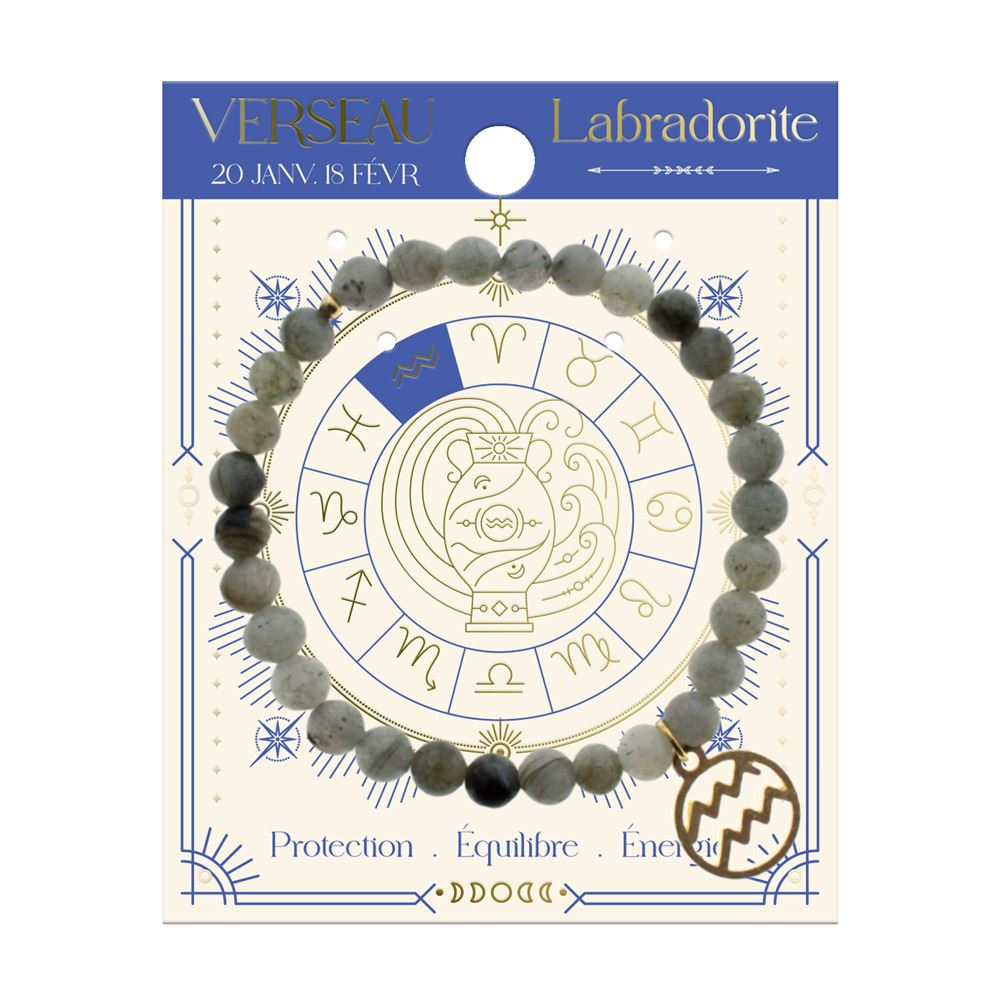 Bracelet zodiaque verseau