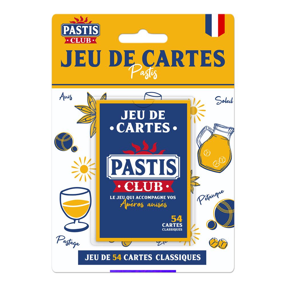Jeu de cartes pastis