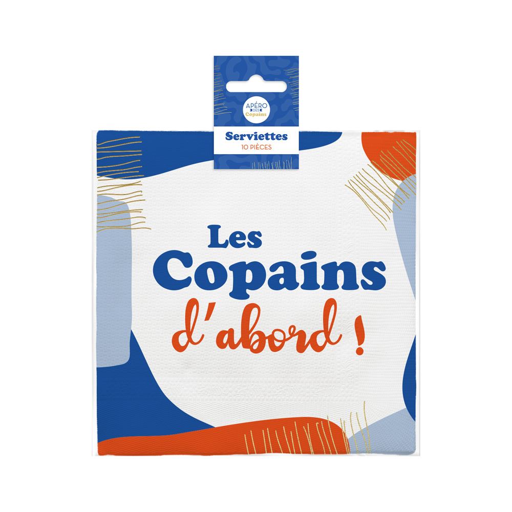Serviettes apero des copains 10pcs