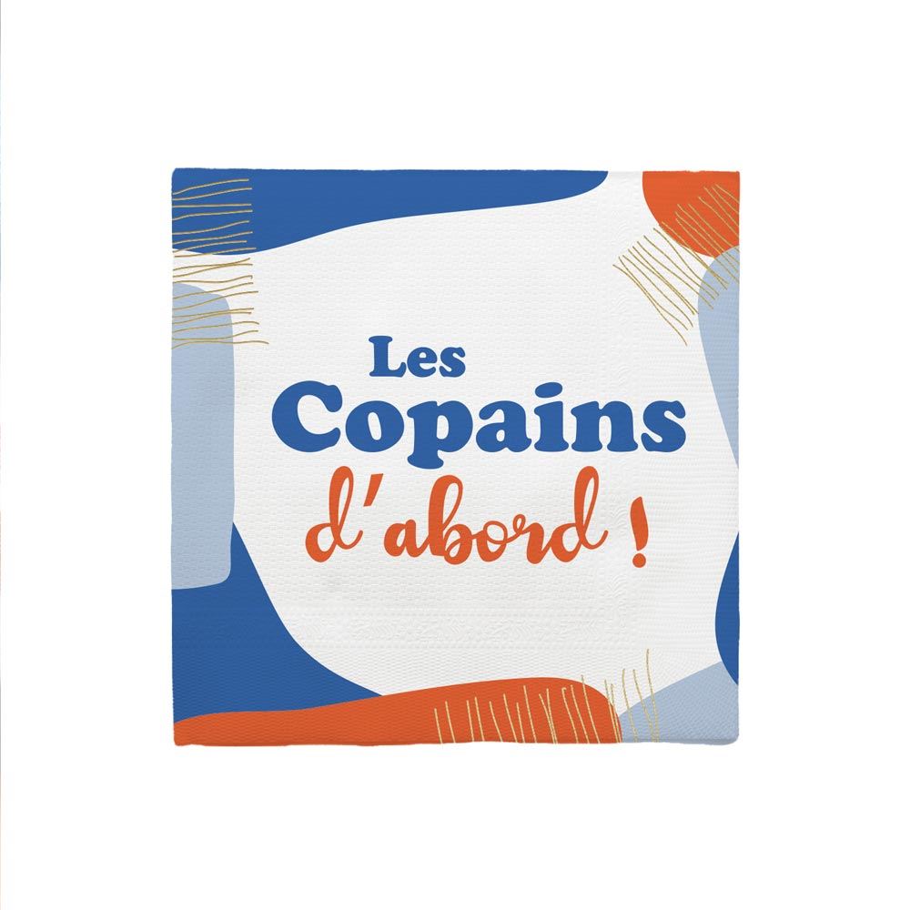 Serviettes apero des copains 10pcs