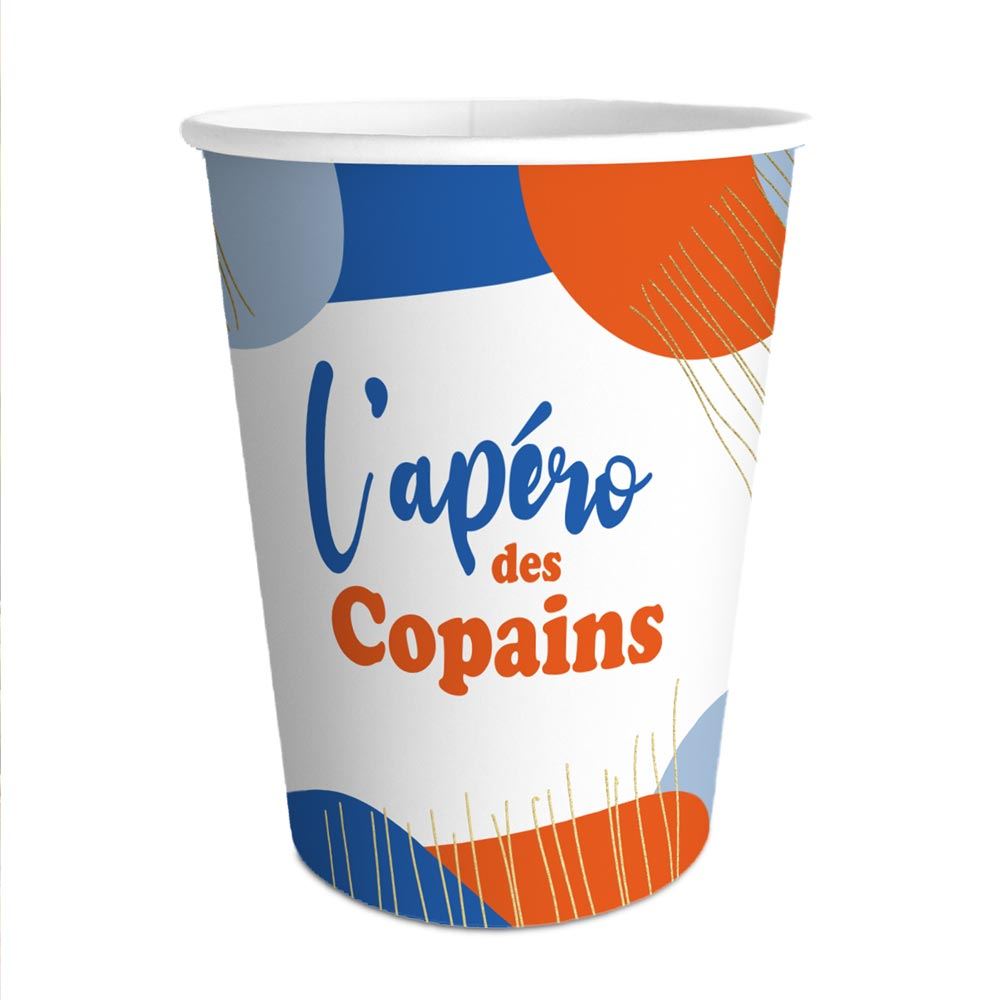 Gobelets apero des copains 6pcs