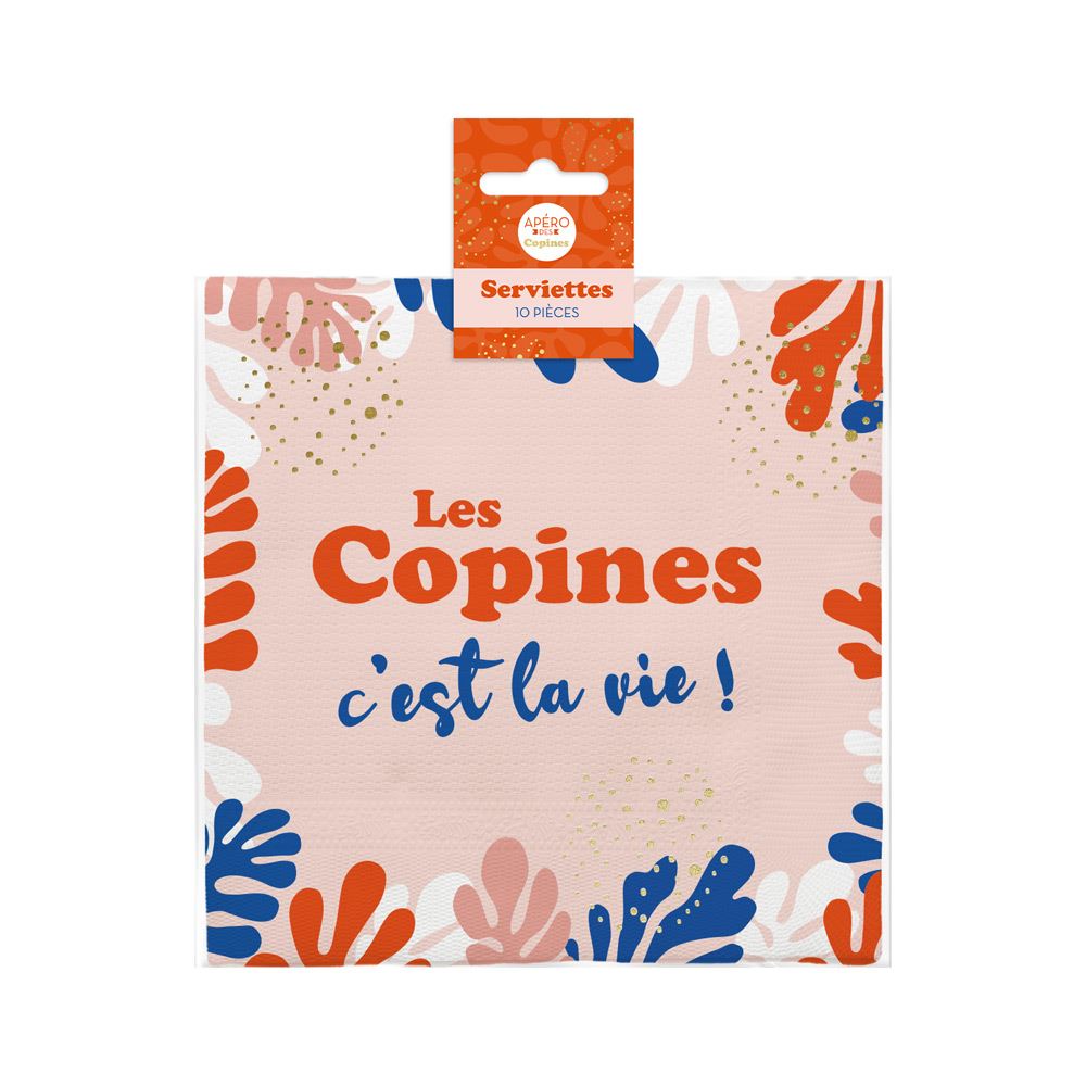 Serviettes apero des copines 10pcs