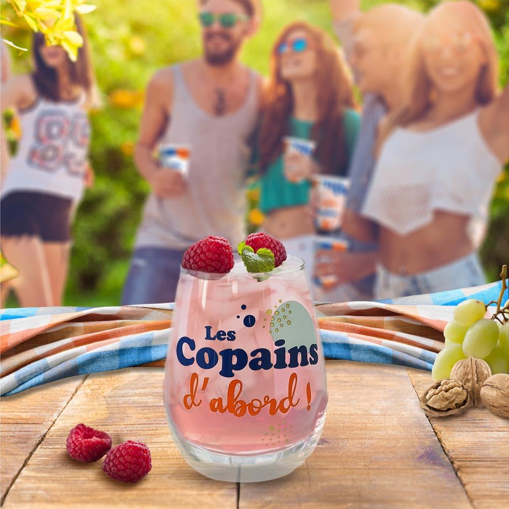 Coffret verre a eau apero des copains