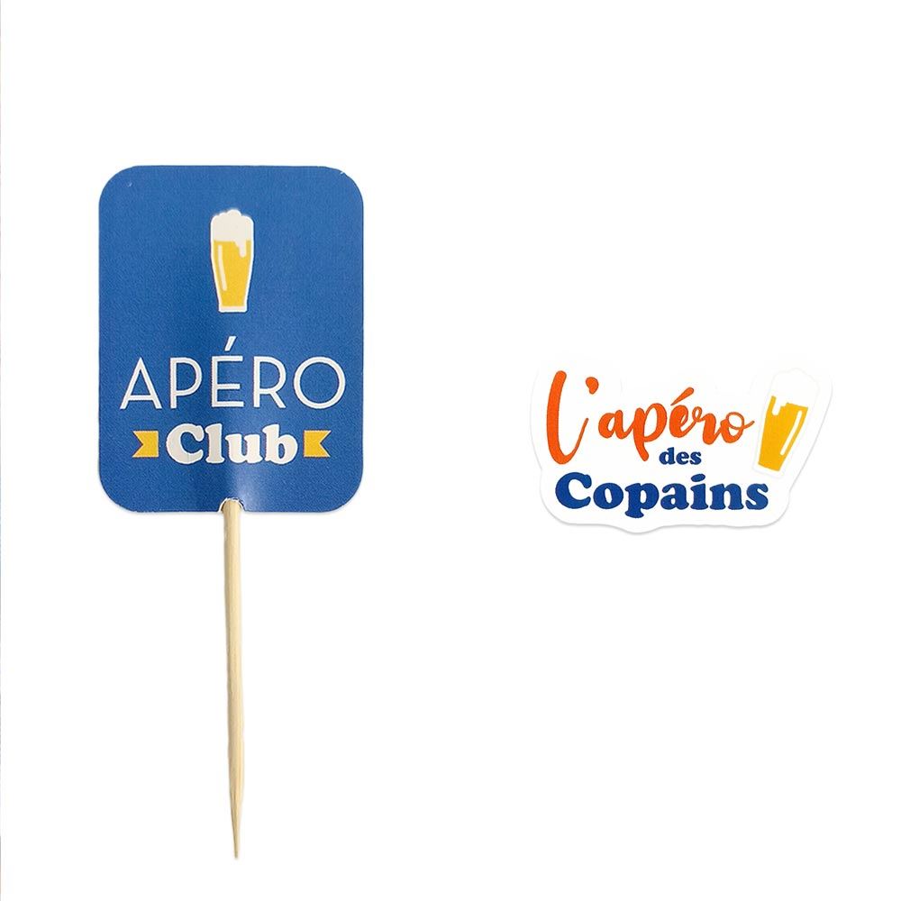 Pics et deco table apero des copains