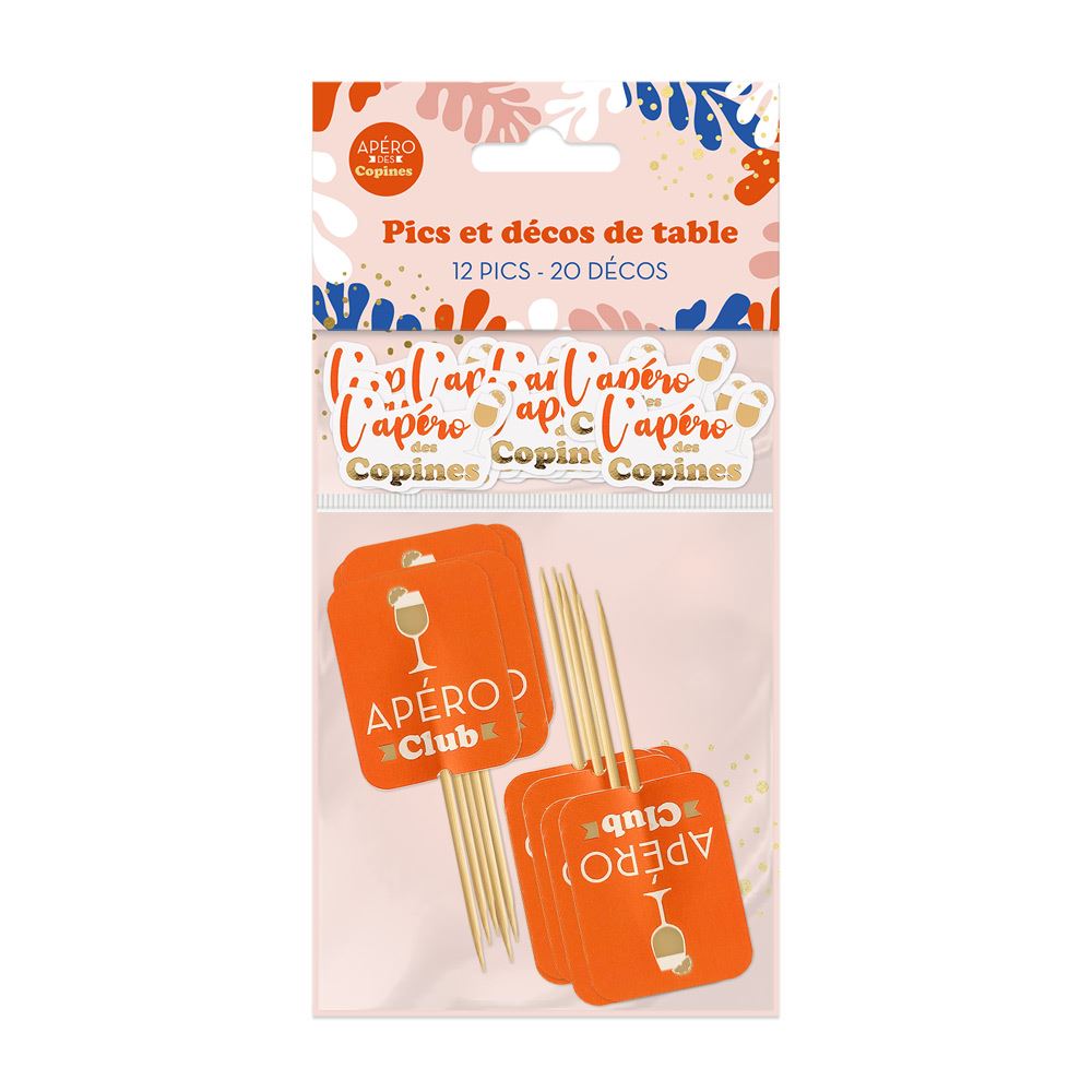 Pics et deco table apero des copines