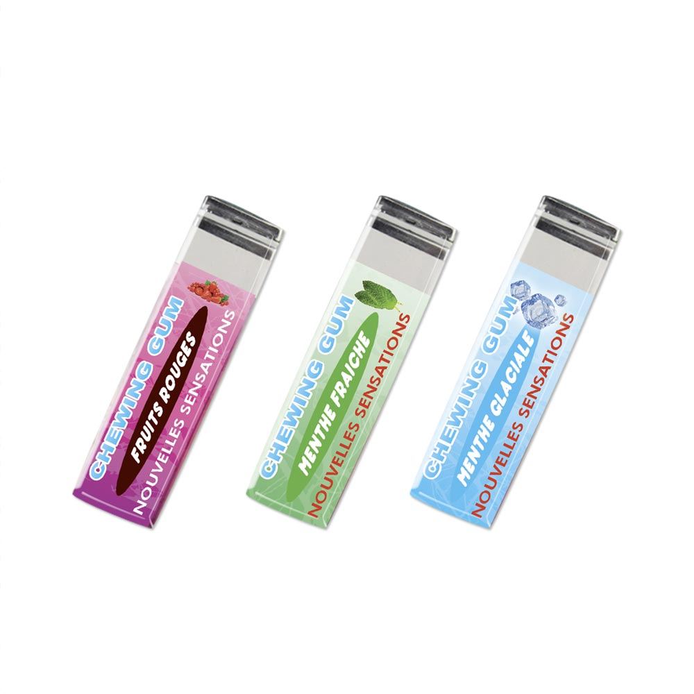 Chewing gum choc electrique