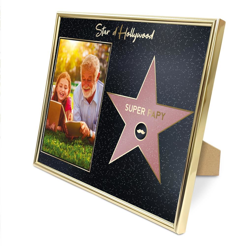 Cadre photo hollywood papy