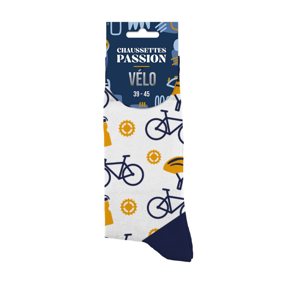 Chaussettes passion velo