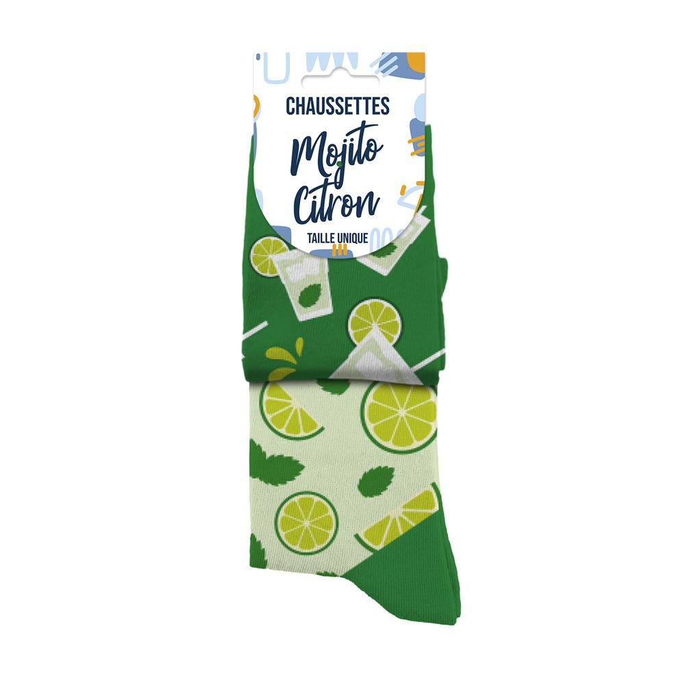 Chaussettes mojito/citron