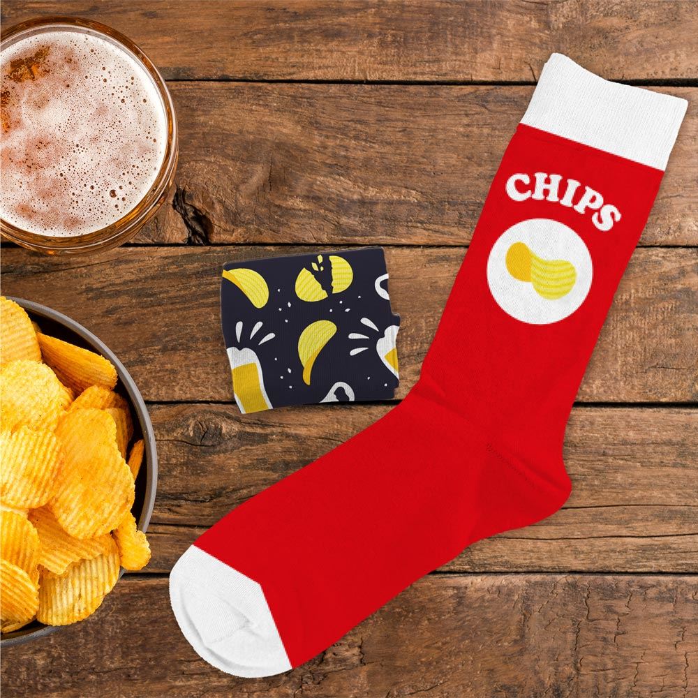 Chaussette duo chips apero