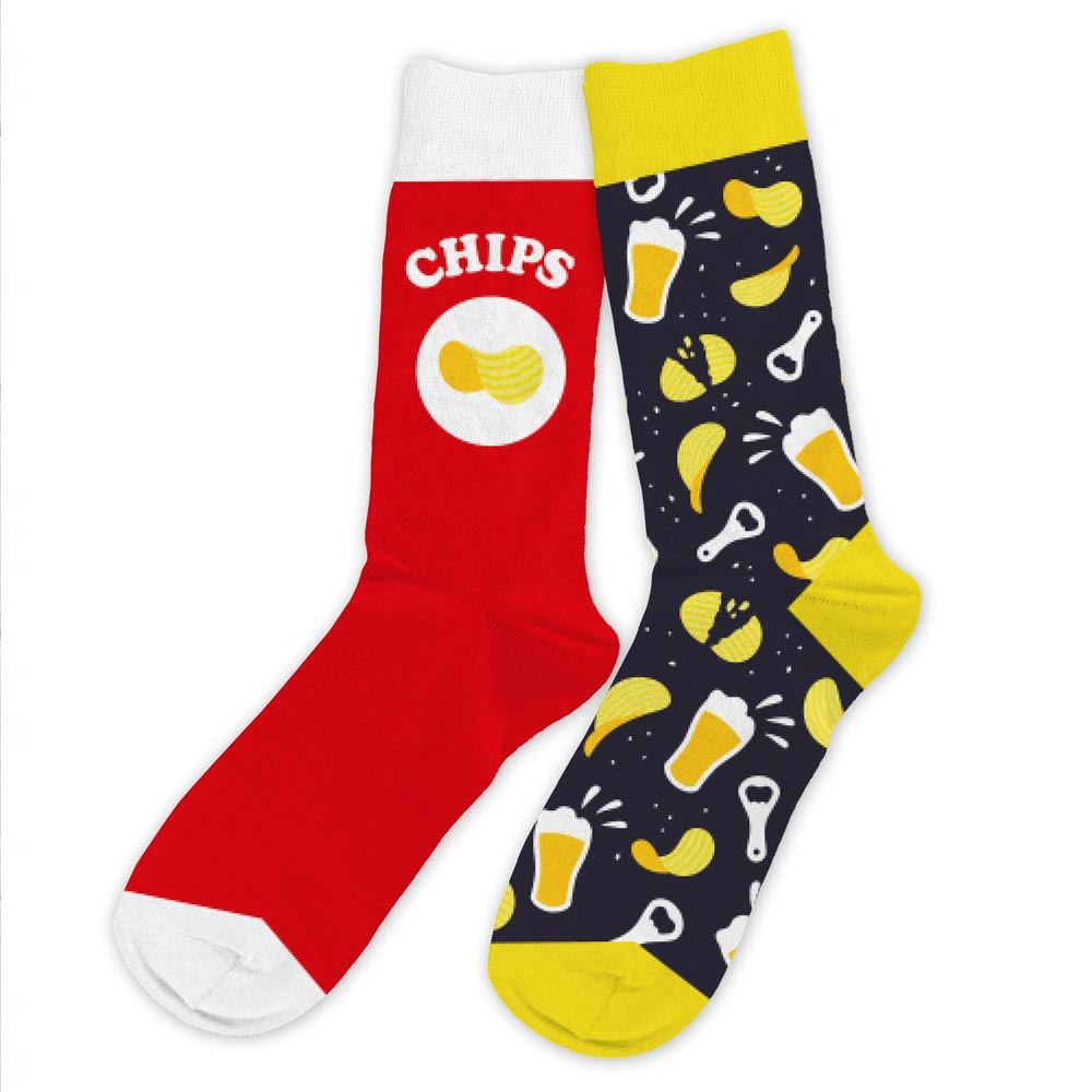 Chaussette duo chips apero