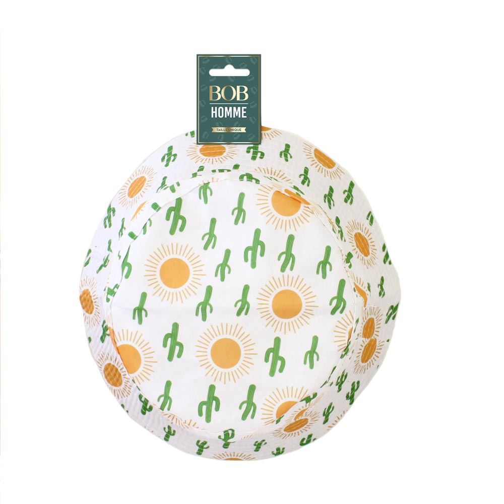 Bob homme imprimes cactus