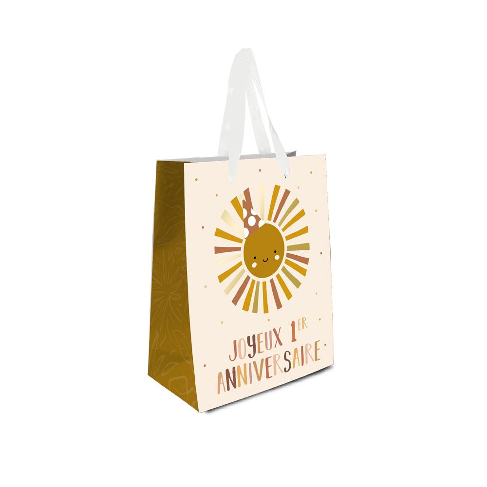 Pochette cadeau 1er anniversaire mm