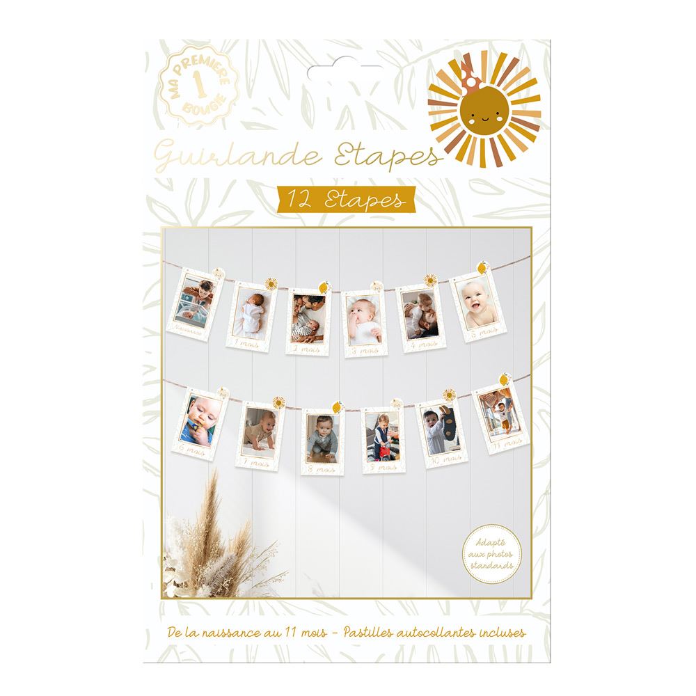 Guirlande etapes 1er anniversaire