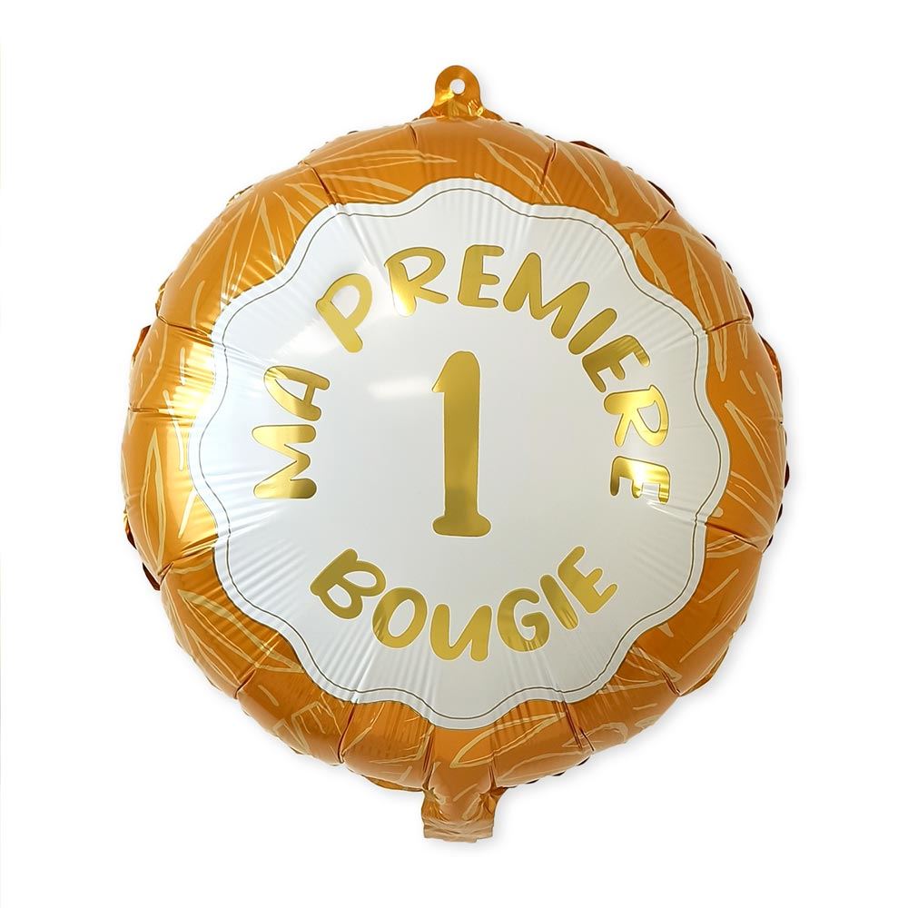Ballon metal 1ere bougie