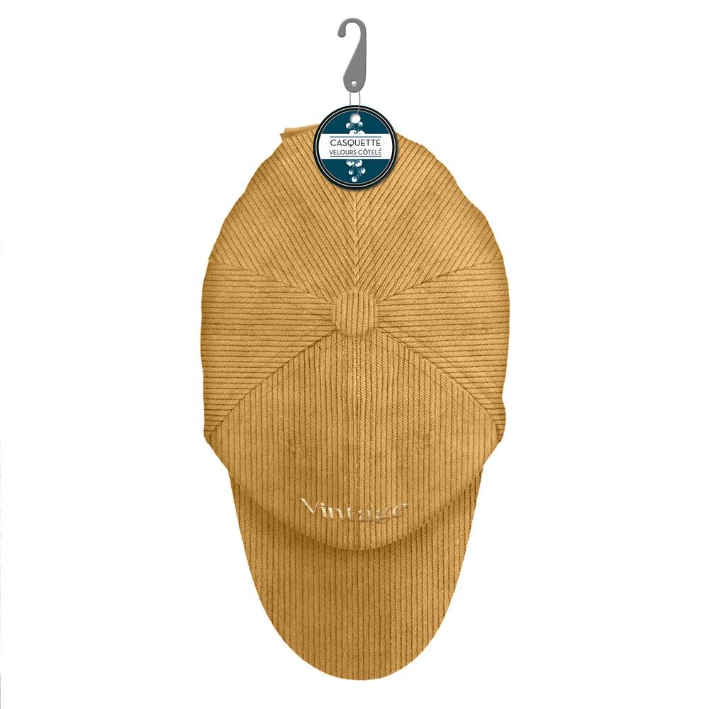 Casquette velours vintage