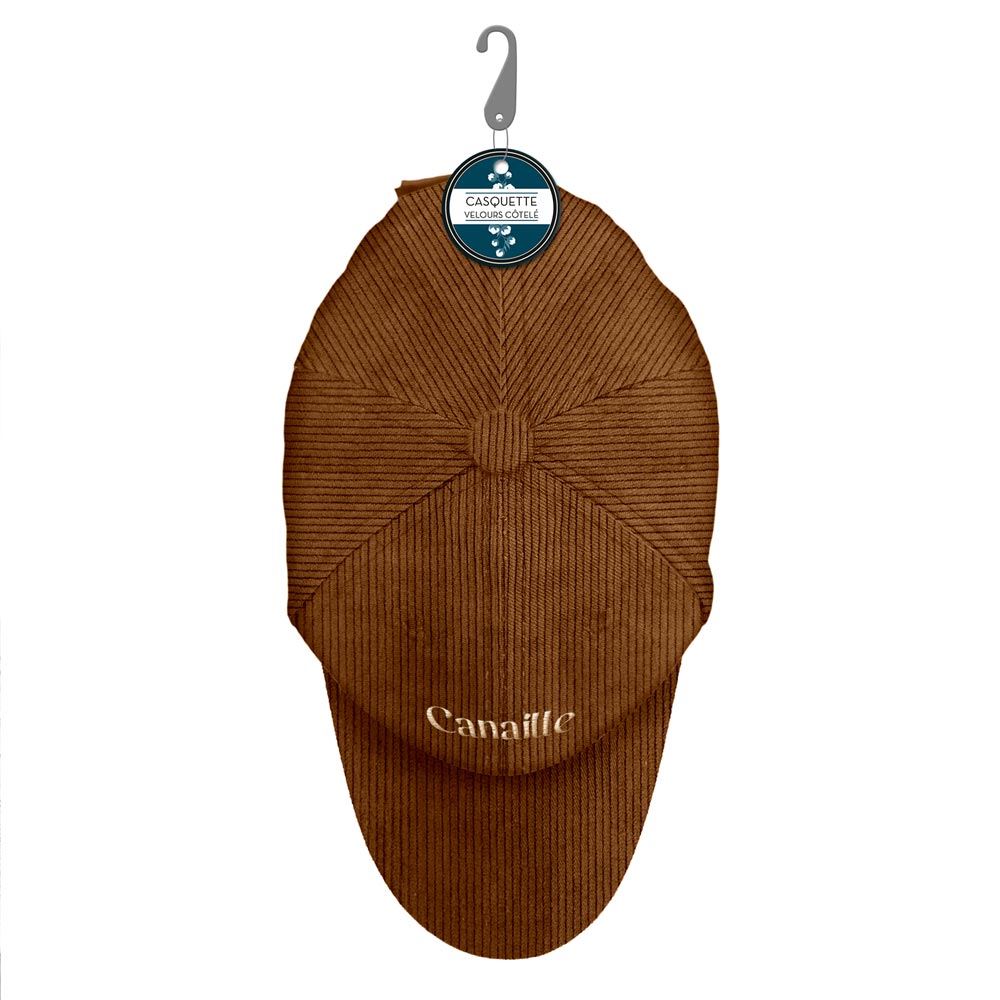Casquette velours canaille