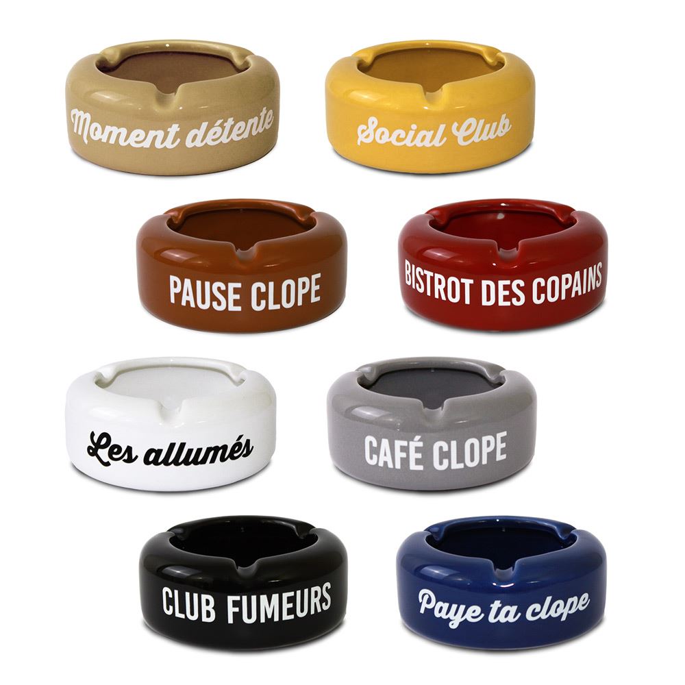 Cendriers textes 8mods /24pcs