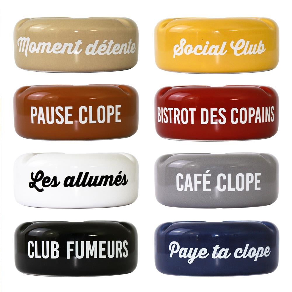 Cendriers textes 8mods /24pcs